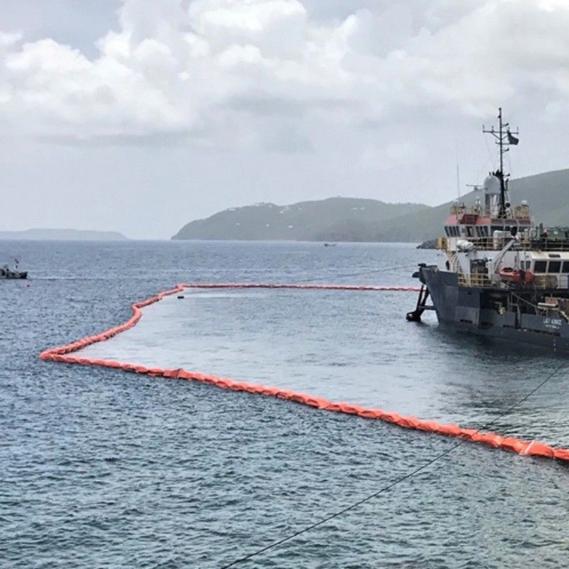 Silt Curtain PVC Floating Silt Curtain Containment Boom Eco Friendly Oil Spilling Boom Silt Curtain For Aquatic Environm
