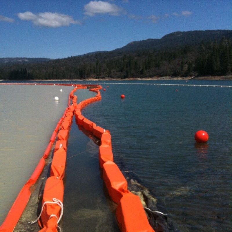 Silt Curtain PVC Floating Silt Curtain Containment Boom Eco Friendly Oil Spilling Boom Silt Curtain For Aquatic Environm