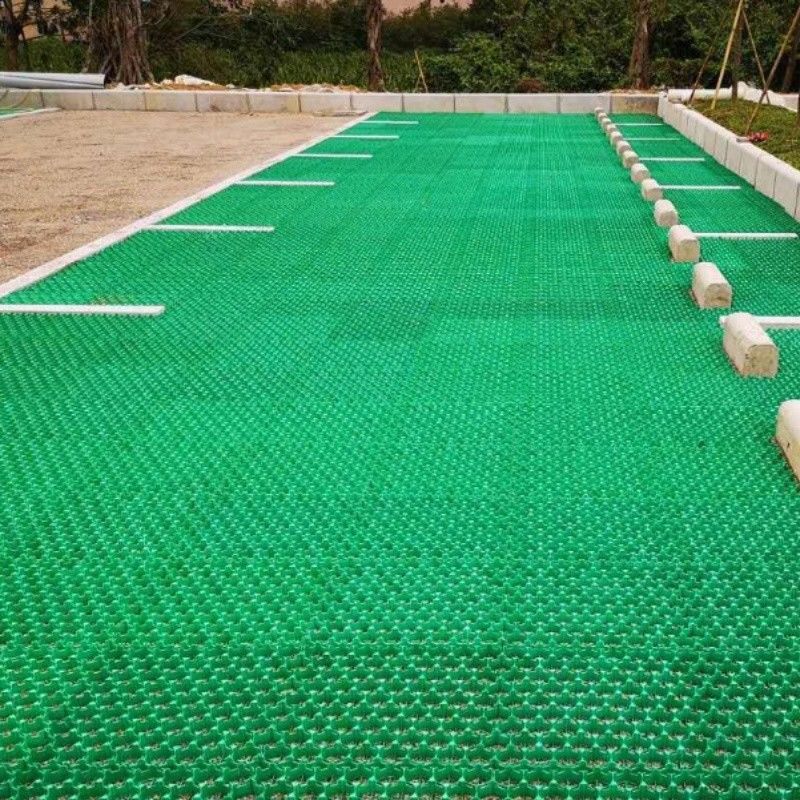 Durable Eco-Friendly HDPE Grass Grid Paver for Driveways, Garden Landscaping, Lawn Reinforcement, and Parking Lot Gravel Stabilization