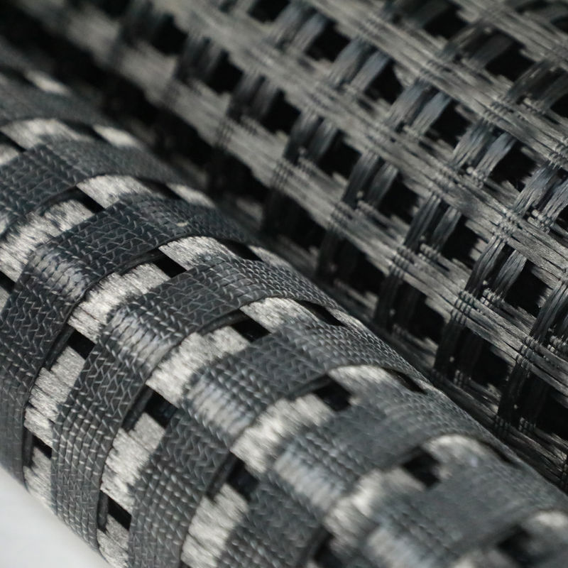 Fiber Glass Geogrid For Civil Engineering Mesh Size Mm 12.5 * 12.5mm