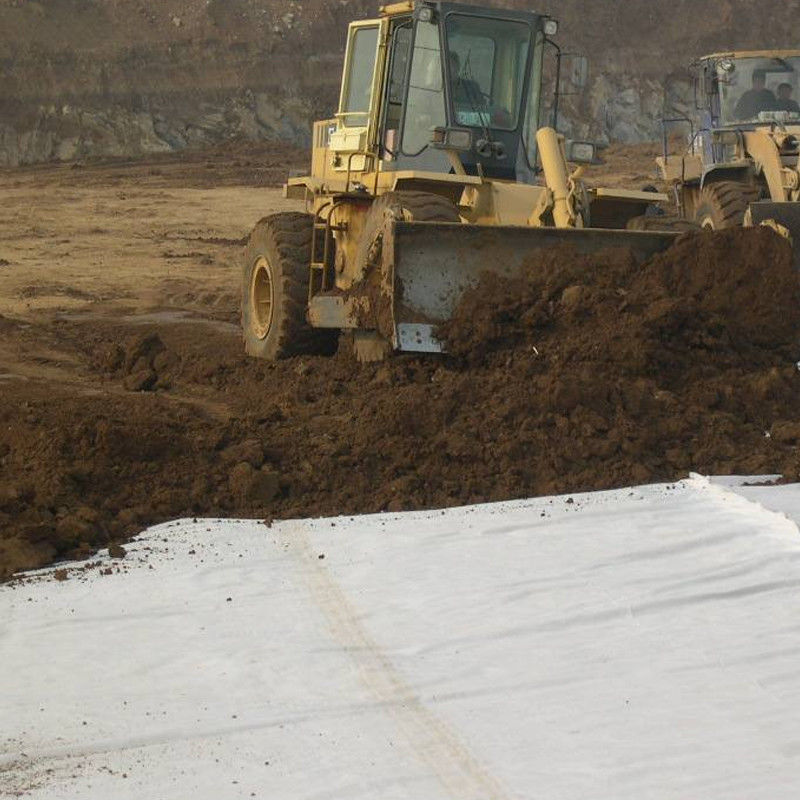 PET  Polyester Long Fibers Nonwoven Needle Punched Polyester Geotextile Non-Woven Geotextile For Road Covering