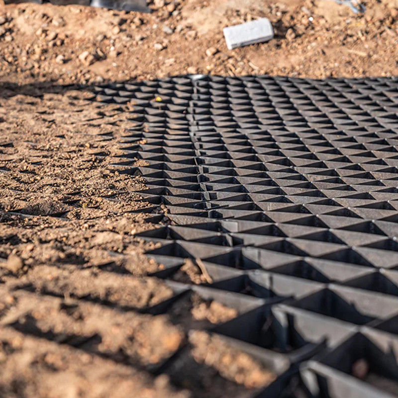 Ground Reinforcement Cellular System Geocell Grave Grid System HDPE / PP Geocell For Roadbed