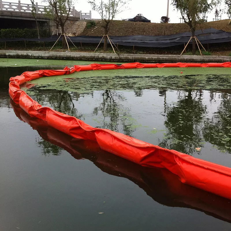 Permeable Aquatic Floating Silt Curtain PVC Silt Curtain Boom Silt Curtain PVC Oil Boom Oil Containment Fence Silt Curtain