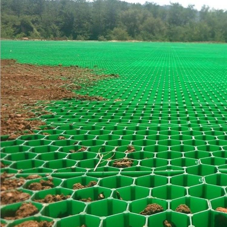 Heavy Duty Gravel Grid Permeable Grass Pavers HDPE Plastic Grass Grid Pavers For Driveway