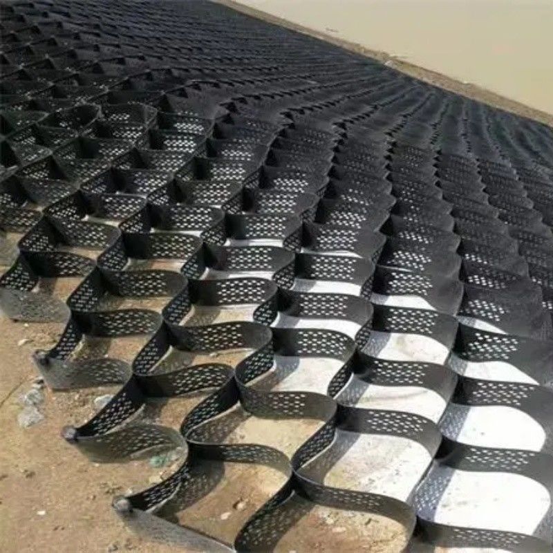 250mm 75mm 100mm 150mm Hdpe Geocell High Textured HDPE Honeycombed Gravel Grid Plastic Geocell Direct Factory Price