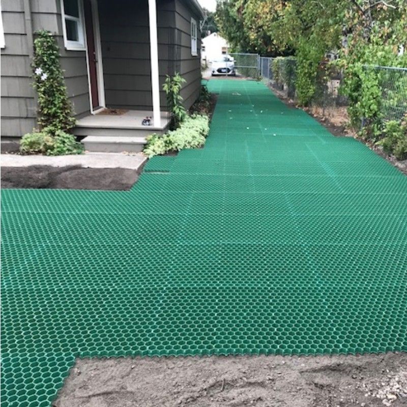 Grass Paver Mat Plastic Grass Grid Lawn Gravel Paving Grid Driveway Gridding for Gravel Grass Grid