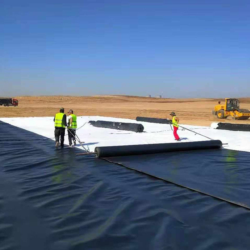 0.75mm 1mm Anti-Seepage Leakproof Smooth HDPE Geomembrane  Pond Liner For Tailing Disposal
