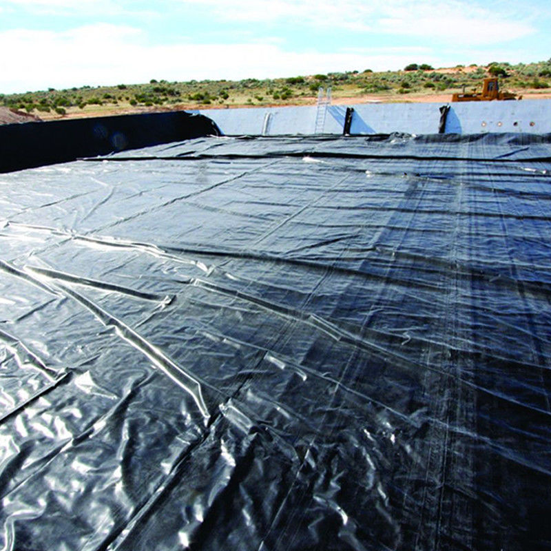 0.75mm 1mm Anti-Seepage Leakproof Smooth HDPE Geomembrane  Pond Liner For Tailing Disposal