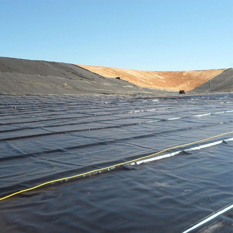 0.75mm 1mm Anti-Seepage Leakproof Smooth HDPE Geomembrane  Pond Liner For Tailing Disposal