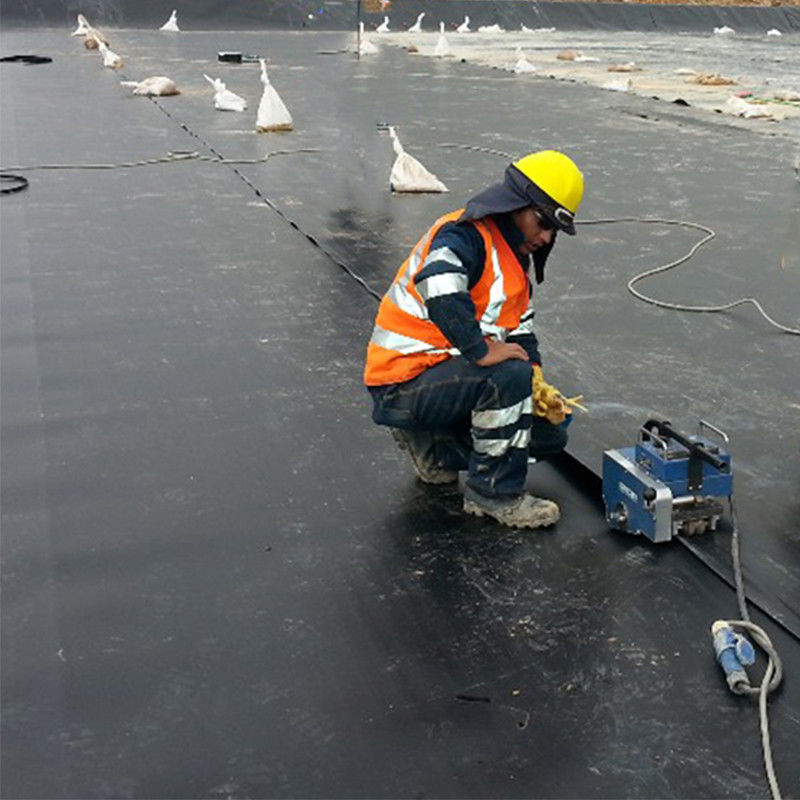 HDPE Geomembrane Pond Liner 1.0mm Thickness With 100% Virgin Material For Water Channel