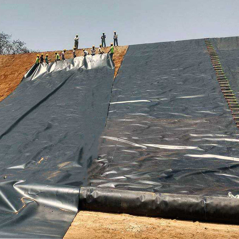 HDPE Geomembrane Pond Liner 1.0mm Thickness With 100% Virgin Material For Water Channel
