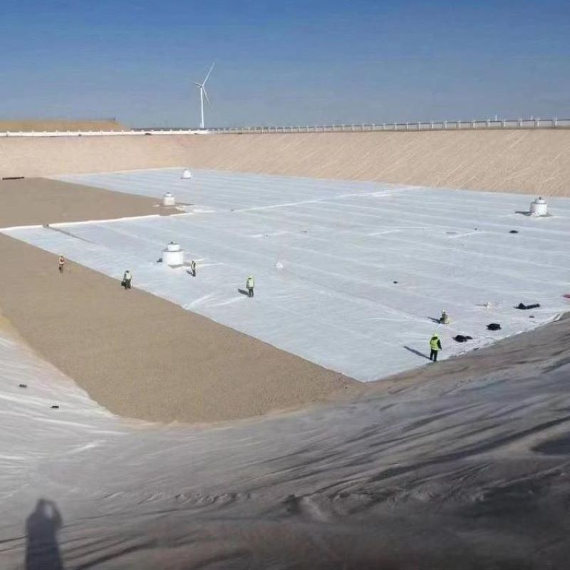 White Black Non-woven Needle Punched Geotextile PET PP For Road Highway Railway