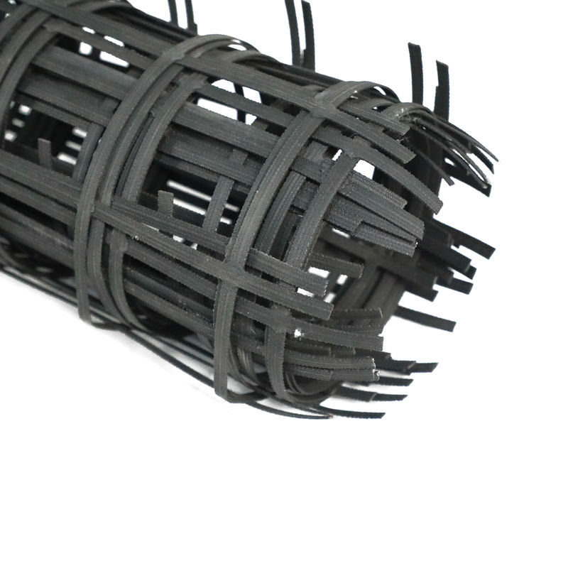 High Tenslie Strength Biaxial Welding Steel Plastic Composite Earthwork Geogrid For Soil Stabilization, Anti-Erosion Feature