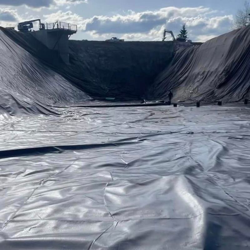 HDPE High Definition Polyethylene Liner Industrial Design Style for Fish and Shrimp Farm Ponds Balck Waterproof