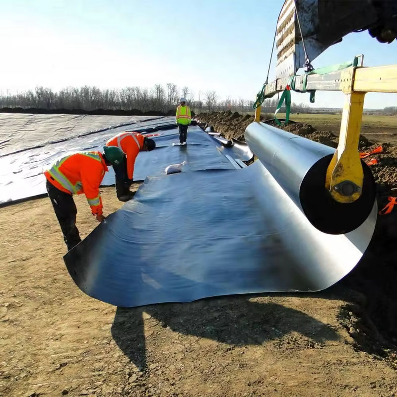 Customized HDPE LDPE LLDPE PVC Geomembranes Pond Liner for Fish and Shrimp Pond & Reinforced Polyethylene Pond Liner