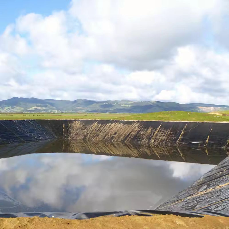 High-Quality Black HDPE Geomembrane Pond Liner 0.5mm–2.0mm for Fish Farming, Aquaculture Ponds, Water Storage Reservoirs and Dam Waterproofing