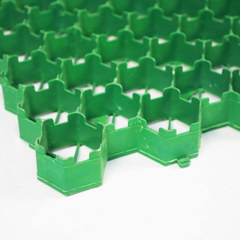 HDPE Grass Grid Manufacturer Plastic Gravel Paver Grid Grass Grid for Driveway and Parking Green Black Color