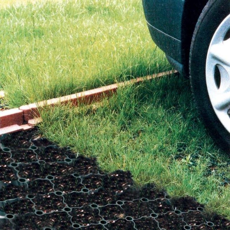 HDPE Pavers Grass Grid Polyester Geogrid Plastic for Parking Lot Fire Exit Wholesale Landscape Ground Geocell Gravel Paddock Grid
