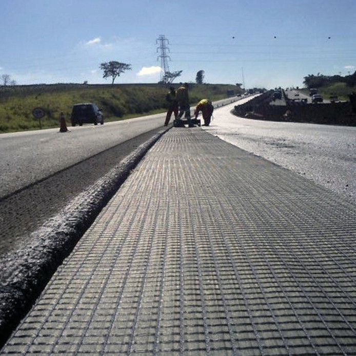 Biaxial Plastic Geogrid for Soil Reinforcement, High Tensile Strength PP/PET Geogrid,Balck 30kN/m, Road Base Stabilization Mesh
