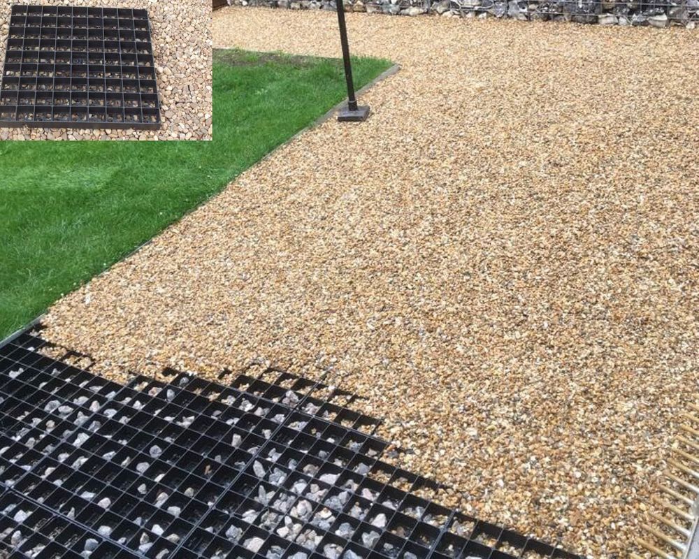 Heavy Duty Soil Stabilizer Honeycomb Plastic Grass Grid For Driveway Lawn Reinforcement And Parking Lot