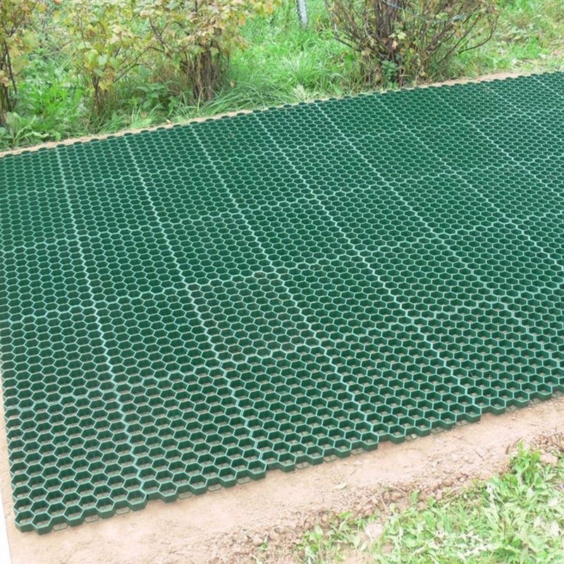 Heavy Duty Soil Stabilizer Honeycomb Plastic Grass Grid For Driveway Lawn Reinforcement And Parking Lot