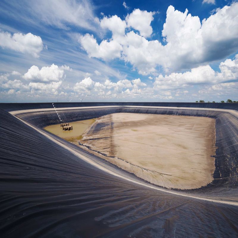 Industrial Style 1mm Geomembrane Pond Liner HDPE Plastic Liner Geomembrane Pond Liner For Fish Pond Made PVC LDPE LLDPE PP Materials For Landfill