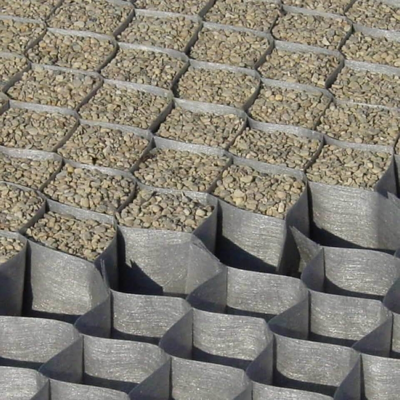 HDPE Geocells Road Construction Roadbed Stabilization and Load Support Gravel Stabilization Grids HDPE Geocell

