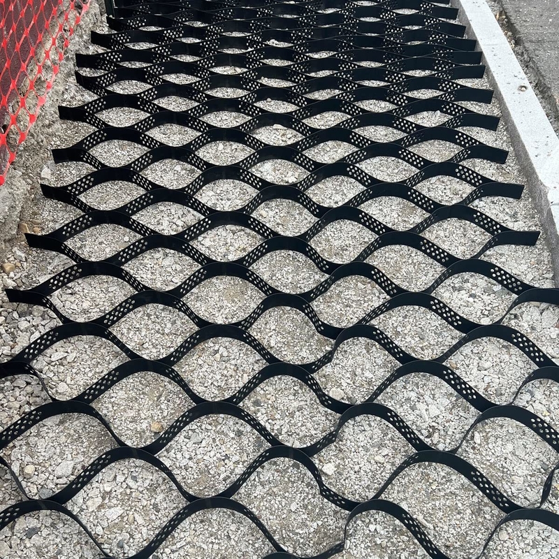HDPE Plastic Geocell Paved Grid HDPE Geocell for Soft Basement Reinforcement Low Cost Gravel Stabilizer Geocell in Road Construction