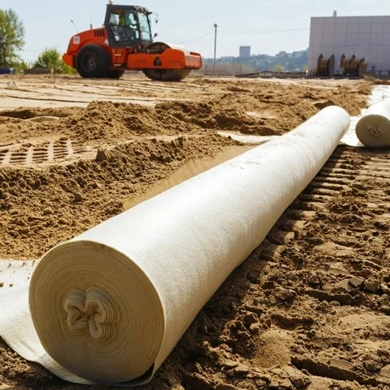 Pet/PP Spunbond Nonwoven Fabric Geotextile for Reservoirs Artificial Lakes Tailings Ponds Landfills Filtration Isolation