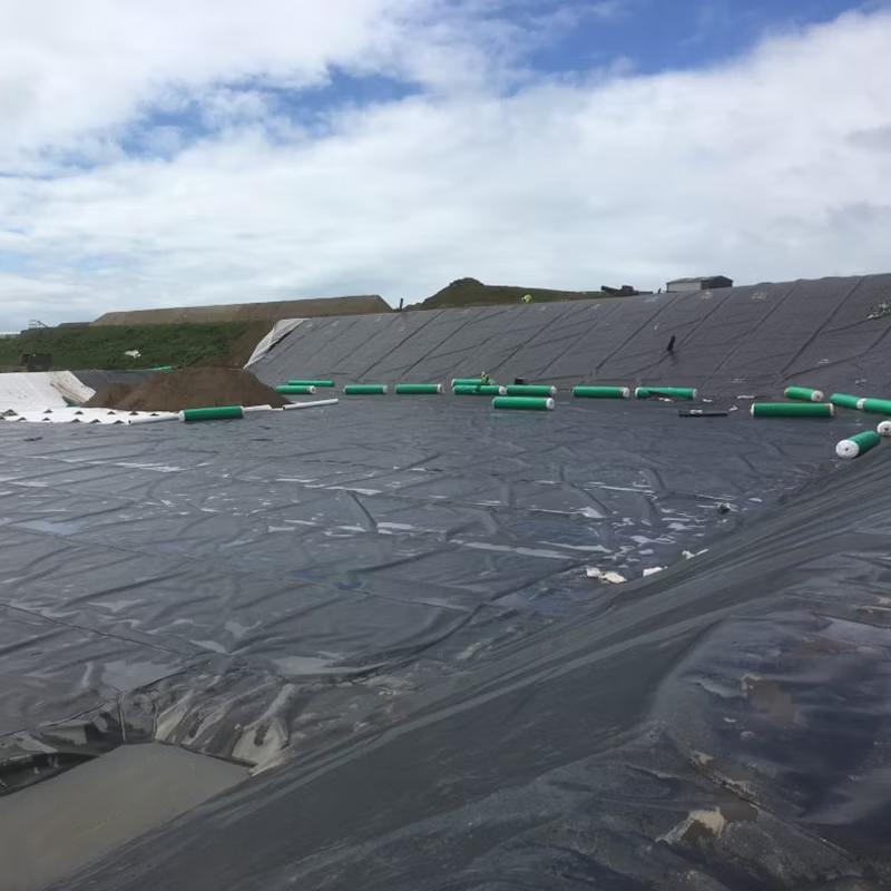 1.0mm 1.5mm 100% Virgin Material ASTM Anti-Seepage Waterproof Impermeable Smooth Textured LDPE LLDPE HDPE Geomembrane Pond liner for Landfill Mining Liner