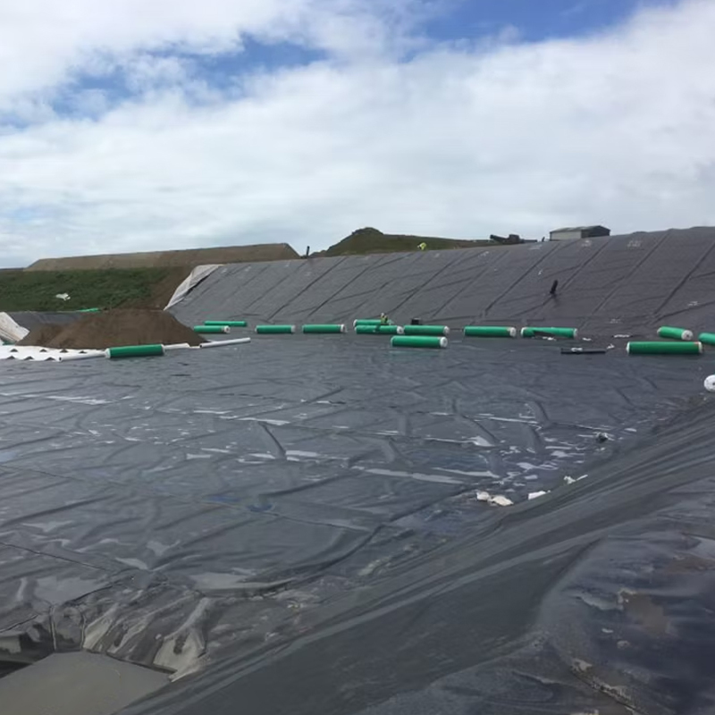 1.0mm 1.5mm 100% Virgin Material ASTM Anti-Seepage Waterproof Impermeable Smooth Textured LDPE LLDPE HDPE Geomembrane Pond liner for Landfill Mining Liner