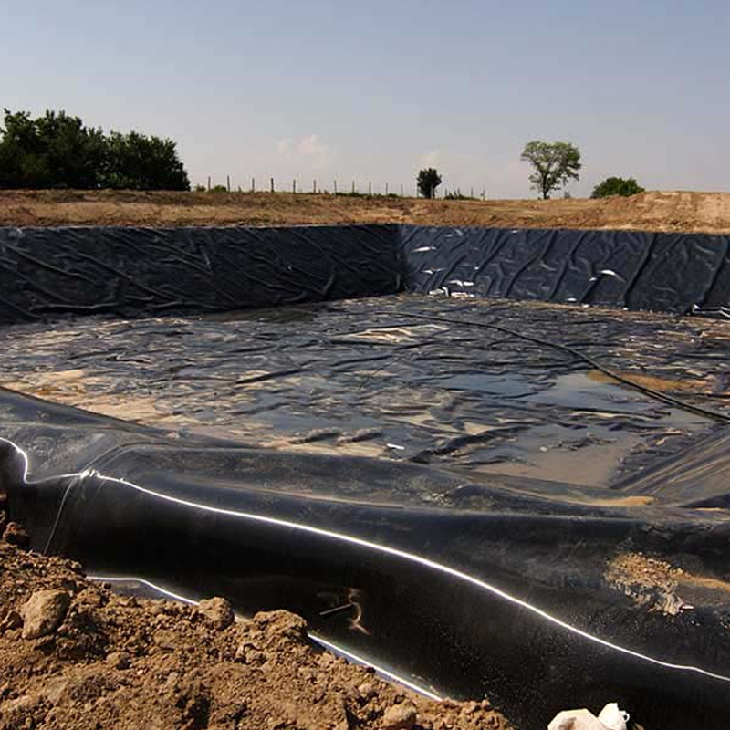 1.0mm 1.5mm 100% Virgin Material ASTM Anti-Seepage Waterproof Impermeable Smooth Textured LDPE LLDPE HDPE Geomembrane Pond liner for Landfill Mining Liner