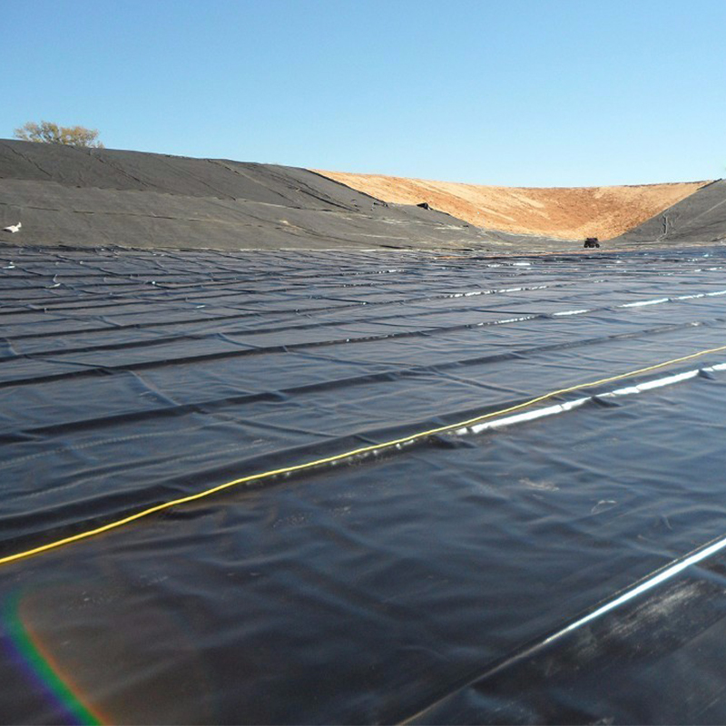 1.0mm 1.5mm 100% Virgin Material ASTM Anti-Seepage Waterproof Impermeable Smooth Textured LDPE LLDPE HDPE Geomembrane Pond liner for Landfill Mining Liner
