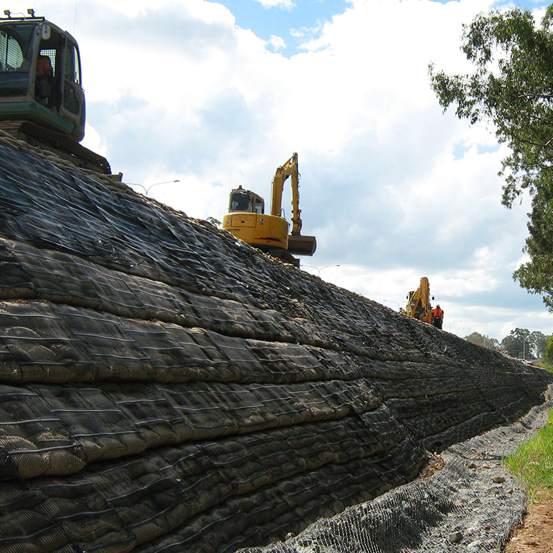 Reinforcement Biaxial Plastic PP PE Uniaxial Composite Stretched HDPE Geogrid Road Railway Construction