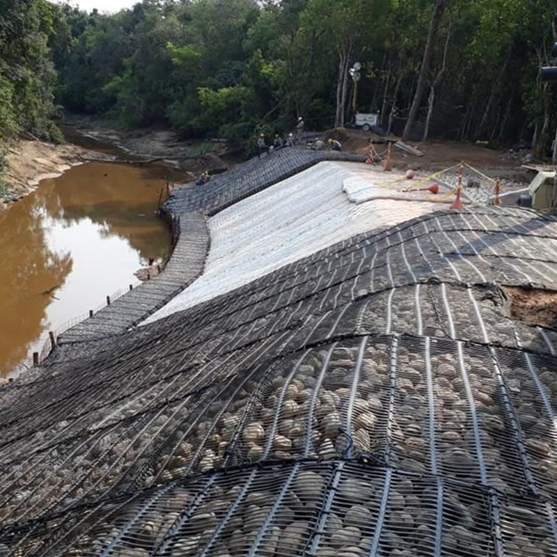 Reinforcement Biaxial Plastic PP PE Uniaxial Composite Stretched HDPE Geogrid Road Railway Construction