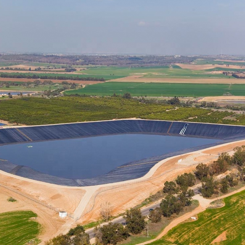 HDPE Geomembrane Liner for Aquaculture, Fish Farm, Pond, Dam, Pool, and Water Containment Applications
