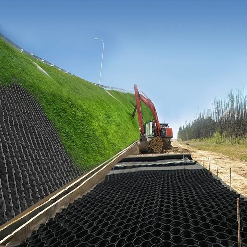 Durable HDPE Geocells Smooth Surface HDPE Geocell for Driveways Erosion Control for Slopes Retaining Wall Support
