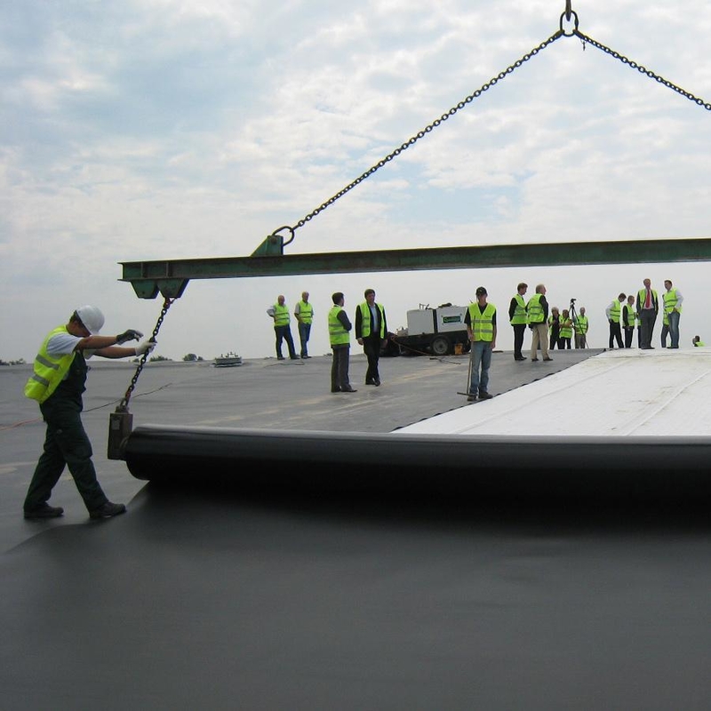 Outdoor Polyethylene Fish Farm Geomembrane Pond Liner HDPE Containment Liner Large Pond Liner Waterproof Geomembrane Pond Liner
