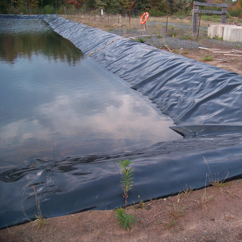 Outdoor Polyethylene Fish Farm Geomembrane Pond Liner HDPE Containment Liner Large Pond Liner Waterproof Geomembrane Pond Liner