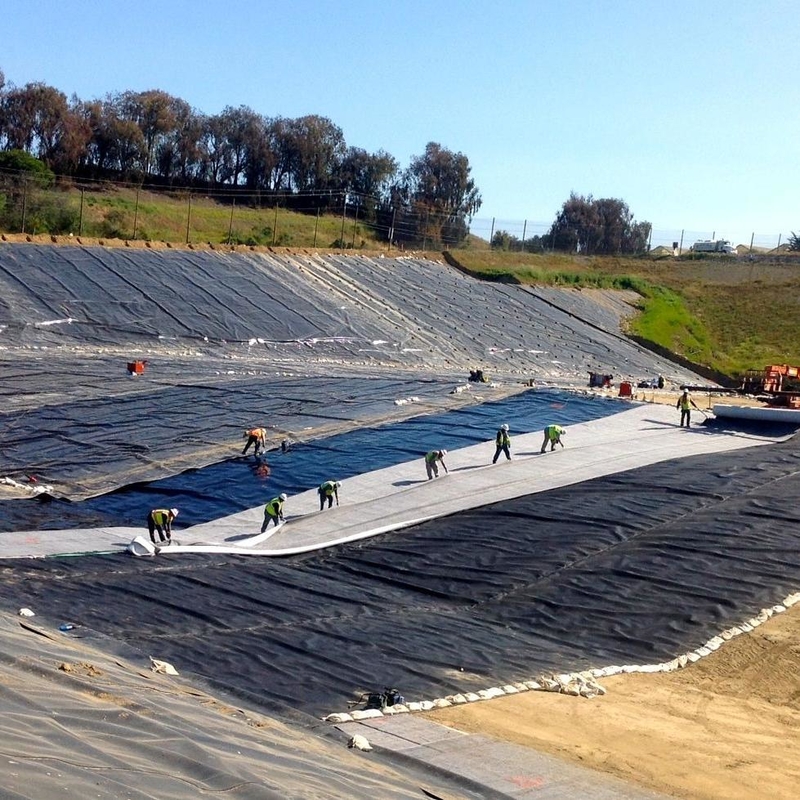 Outdoor Polyethylene Fish Farm Geomembrane Pond Liner HDPE Containment Liner Large Pond Liner Waterproof Geomembrane Pond Liner