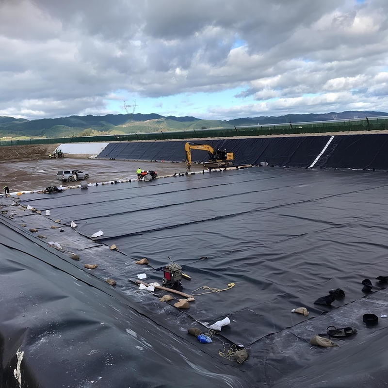 Outdoor Polyethylene Fish Farm Geomembrane Pond Liner HDPE Containment Liner Large Pond Liner Waterproof Geomembrane Pond Liner
