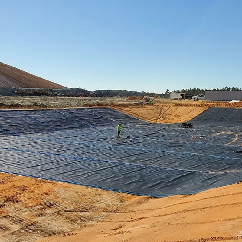 Factory Price 100% Virgin High Density Polyethylene Anti-Seepage Waterproof Smooth Textured HDPE Geomembrane Pond liner for Landfill Mining Dam Water Lake Pond Liner