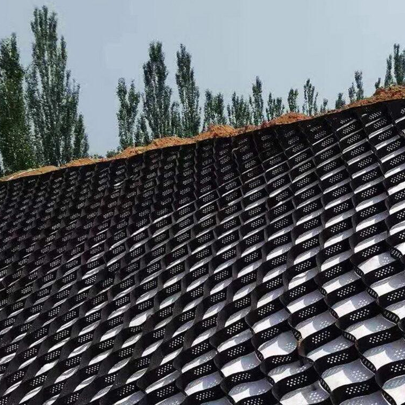 Plastic ASTM Standard Road Grid Gravel Honeycomb HDPE Geocell for Retaining Wall Reinforcement Slope Protection Driveway Geocell Erosion Control