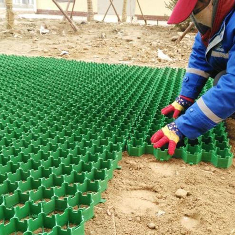 HDPE Plastic Grass Grid Manufacturer Heavy-Duty Gravel Paver Grid for Driveways, Parking Areas and Landscape Ground Reinforcement