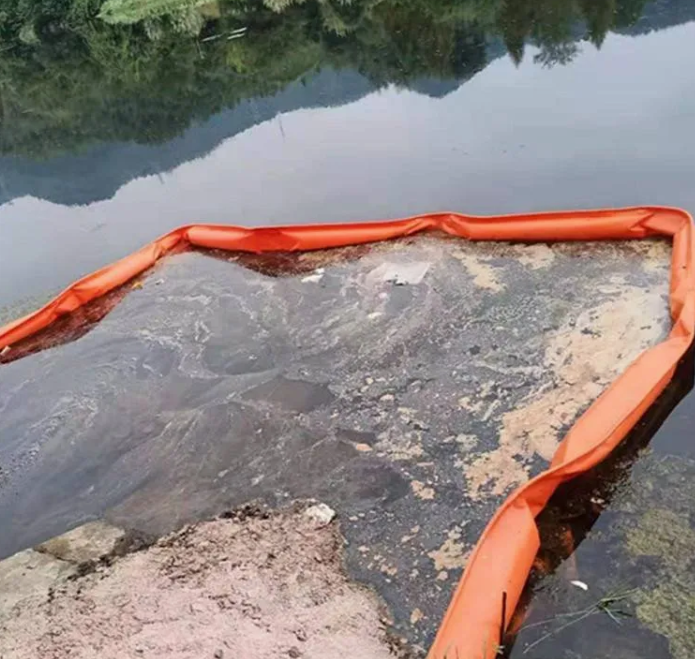 Silt Curtain PVC Floating Silt Curtain Containment Boom Eco Friendly Oil Spilling Boom Floating Silt Curtain for Aquatic Environments