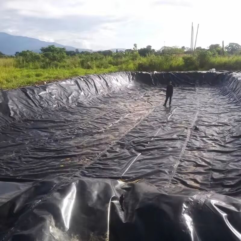 Water Production Farming Agricultural Dam Landfill Site Fish Pond HDPE Geomembrane Lined Plastic Film