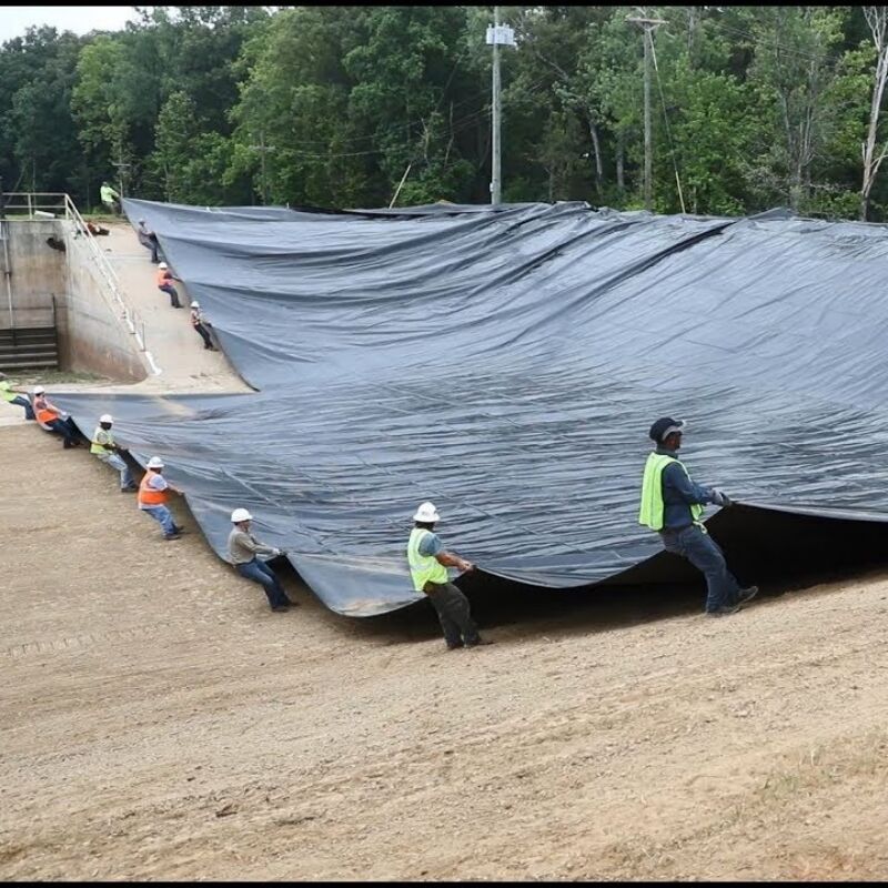 Water Production Farming Agricultural Dam Landfill Site Fish Pond HDPE Geomembrane Lined Plastic Film