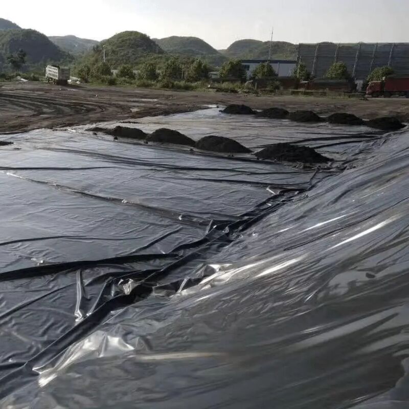 0.75mm HDPE Industrial Geomembrane for Fish Farm Pond Liner Waterproofing Applications Dam Landfill