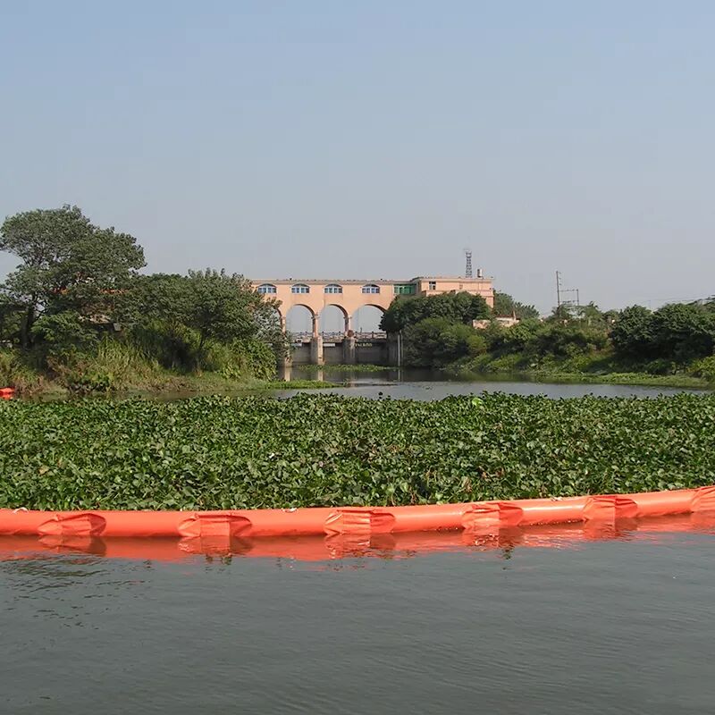 Pvc Floating Silt Curtain Inflatable Foam Filled Oil Containment Boom Floating Silt Curtain Pollution Control Screens Turbidity Barriers Garbage Floating Silt Curtain