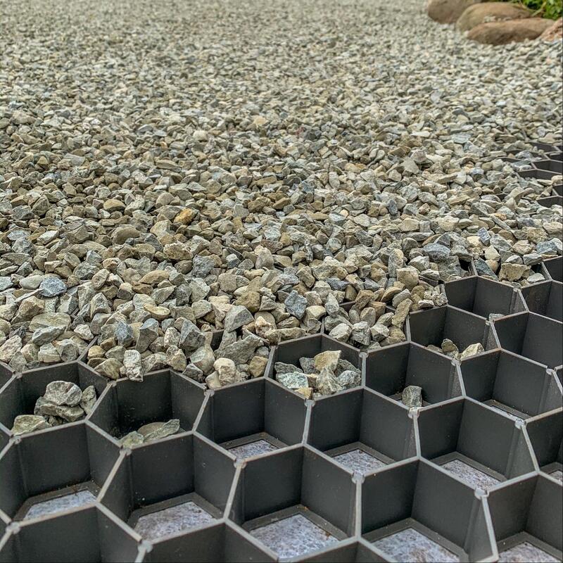 HDPE Plastic Grass Grid for Grass Pavement Parking Lots Slope Erosion Control Soil Stabilization Gravel Pavers and Landscaping Plastic Grass Grid